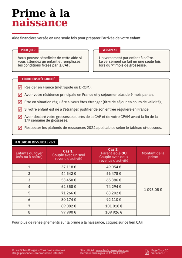 Toutes les aides de la CAF auxquelles vous avez droit en tant que parents